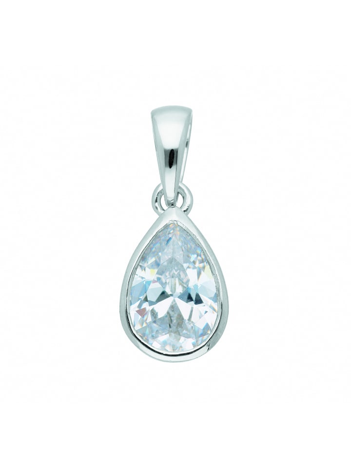 

Adeliás Женский кулон из серебра 925 пробы с кубическим цирконием в серебряной оправе