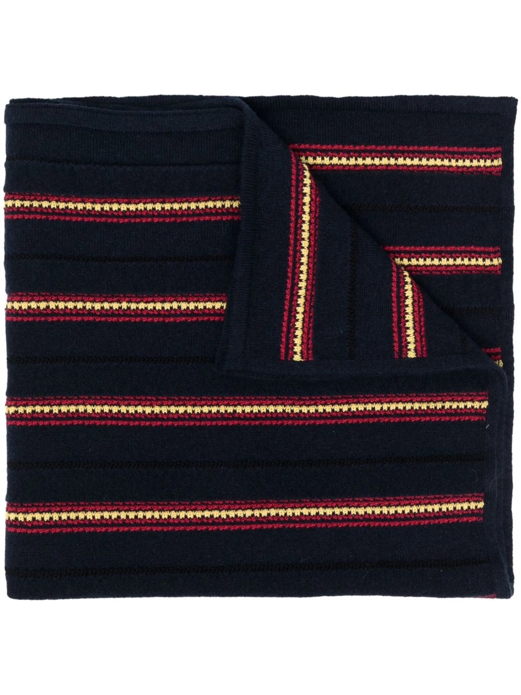 

Шарф в полоску Barrie, синий