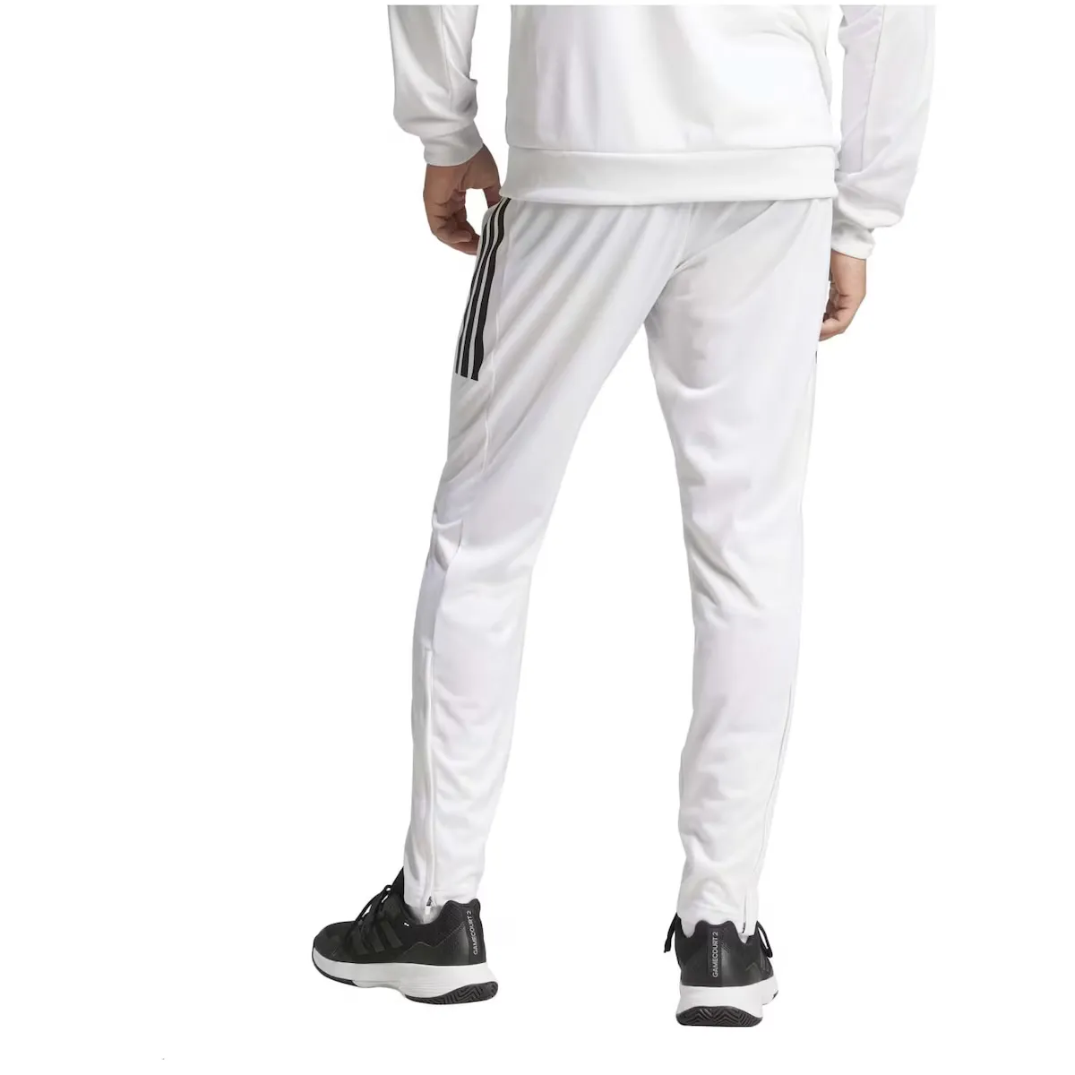 Мужские теннисные брюки adidas 3S KNIT adidas, белый — фото 2