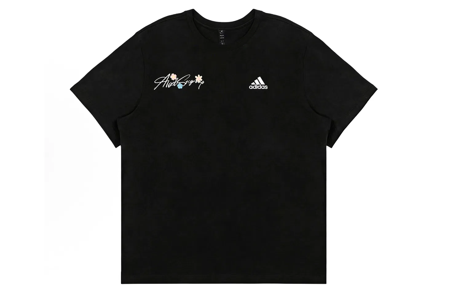 Футболка MUST HAVES с принтом Adidas черная — фото 4