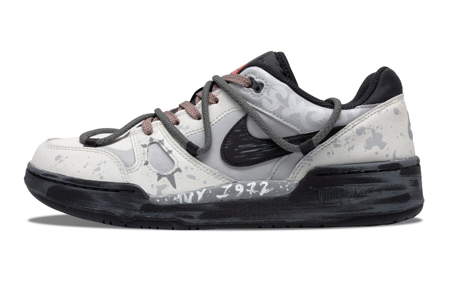 

Полноценная устойчивая к истиранию низкая обувь для скейтбординга мужская Storm Gray Nike