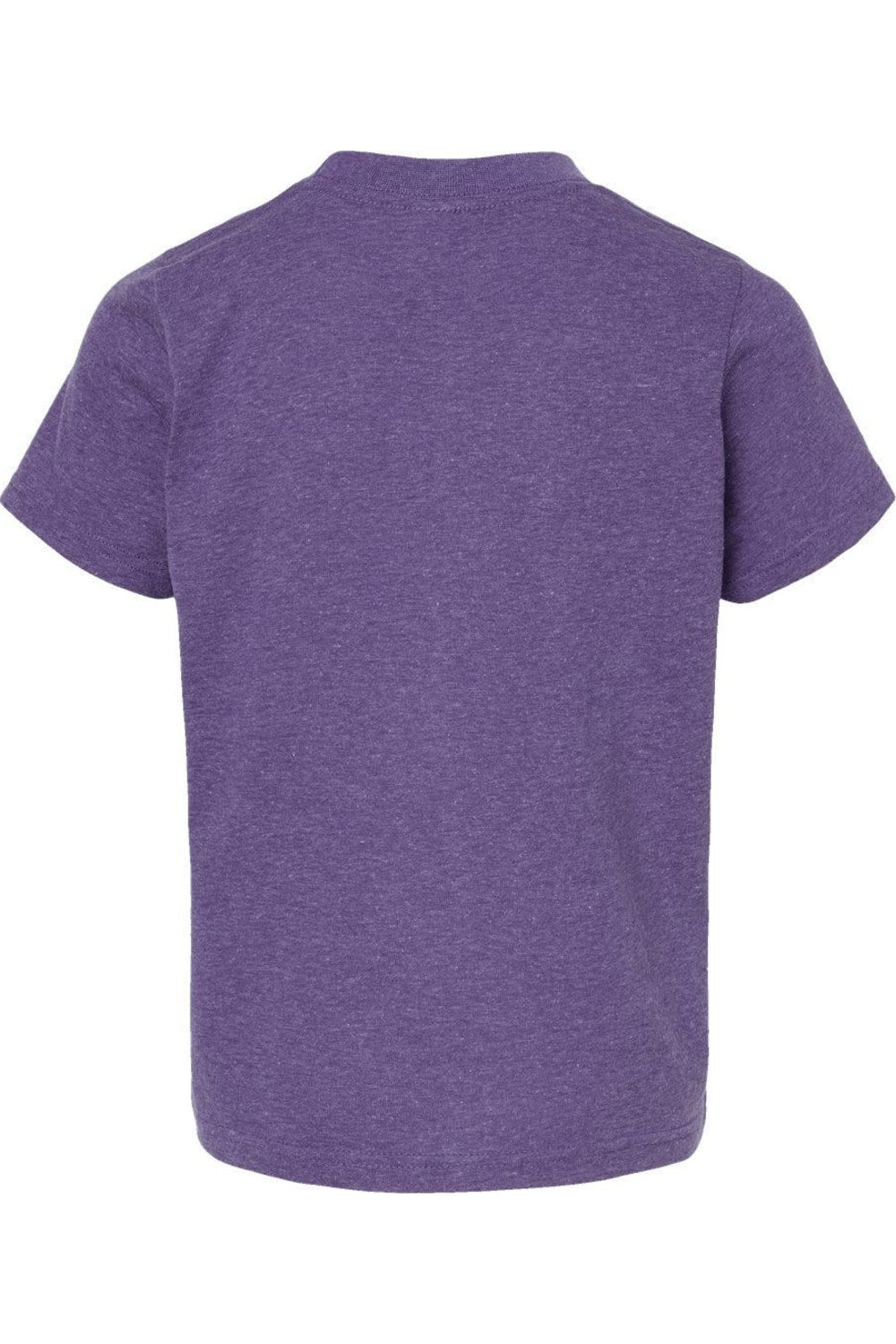 Футболка Tultex Youth Poly-Rich, цвет heather purple — фото 2