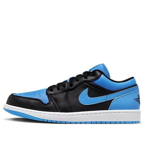 

Кроссовки Air Jordan 1 Low 'Black University Blue', черный