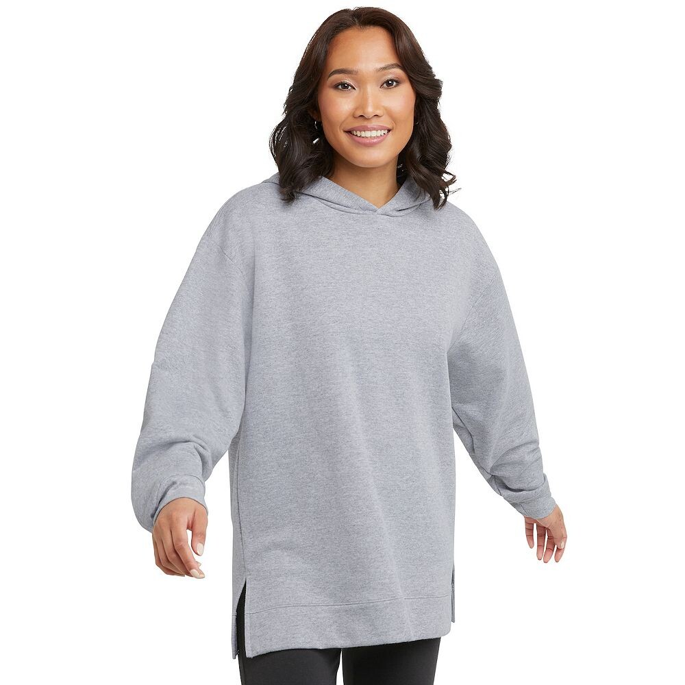 

Женская толстовка-туника Hanes EcoSmart из флиса, цвет Light Steel