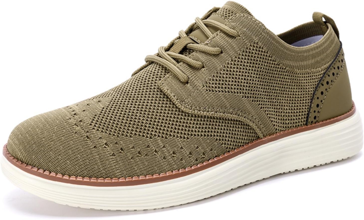 

Мужские повседневные кроссовки-оксфорды: стиль деловой одежды, дышащая сетка, комфортные для прогулок и тенниса, на весь день Kpdwfms, хаки