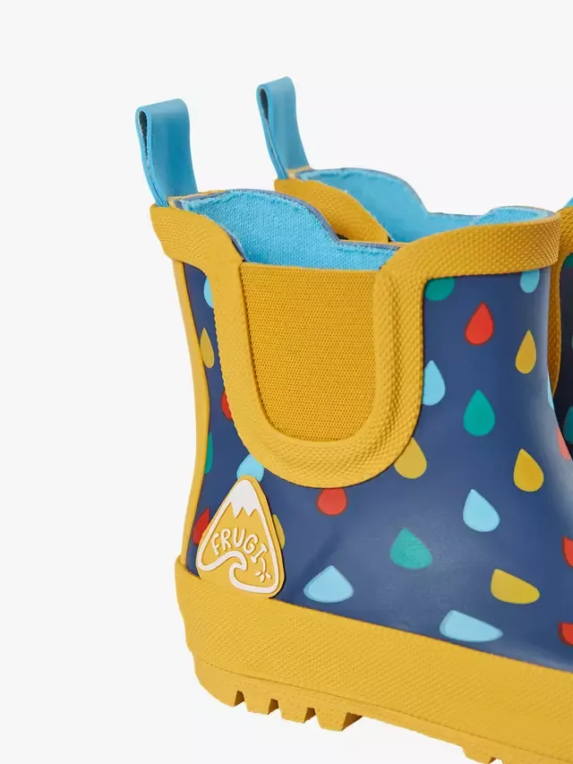 Детские короткие резиновые сапоги Rain & Shine, цвет Rainbow Rain Frugi — фото 3