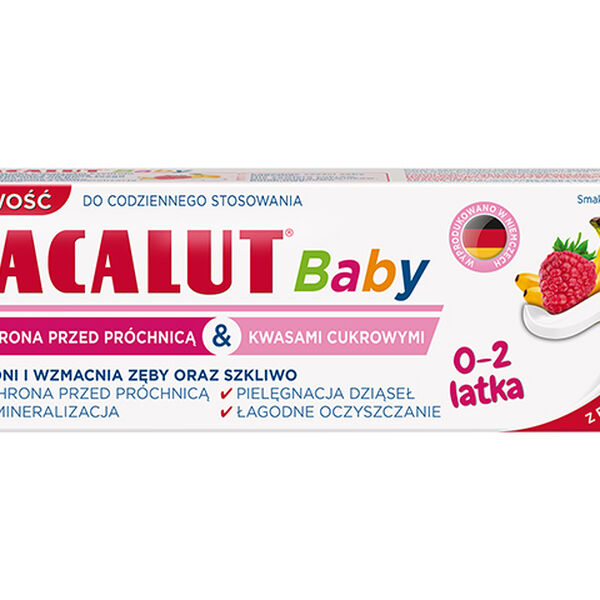 

Зубная паста для детей от 0 до 2 лет, 55 мл Lacalut Baby