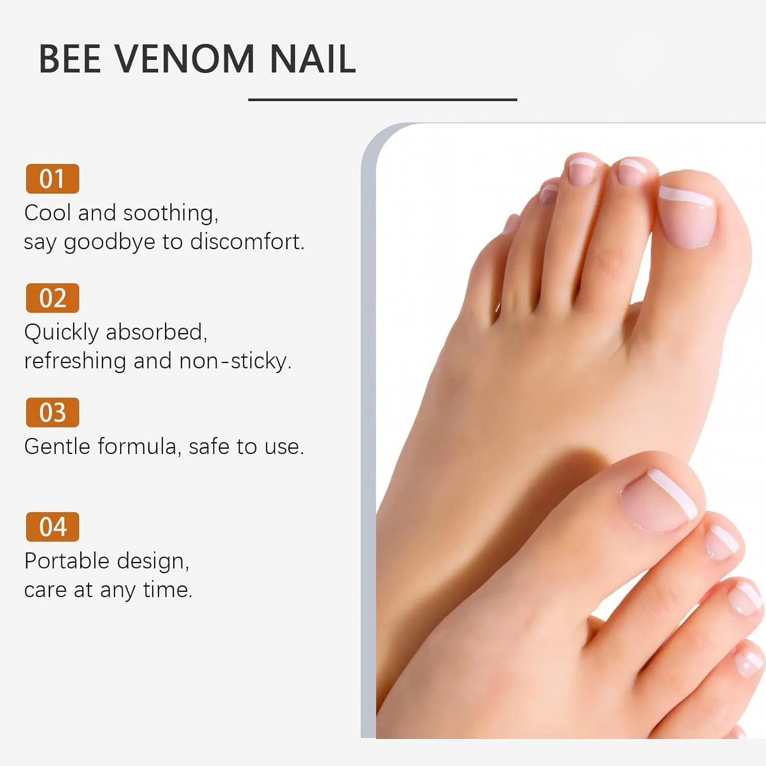 Спрей для ногтей HoneyHeel Bee Venom для поврежденных ногтей (2 шт.) Pukmqu, 2 Pieces. — фото 4