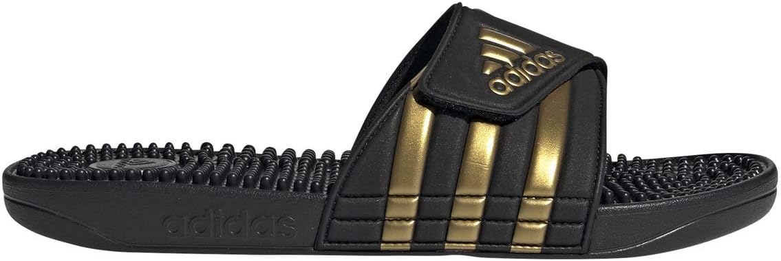 

Мужские сандалии adidas Adissage Comfort Slide, черный/золотой
