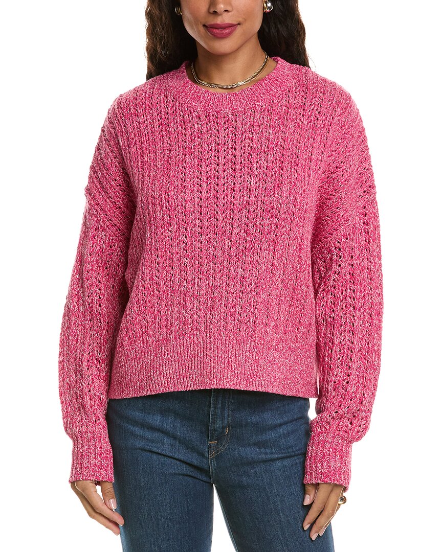

Свитер с открытой вязкой от Rag & Bone Edie, розовый