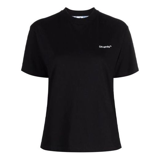 

Футболка logo-print diag t-shirt 'black' Off-White, черный