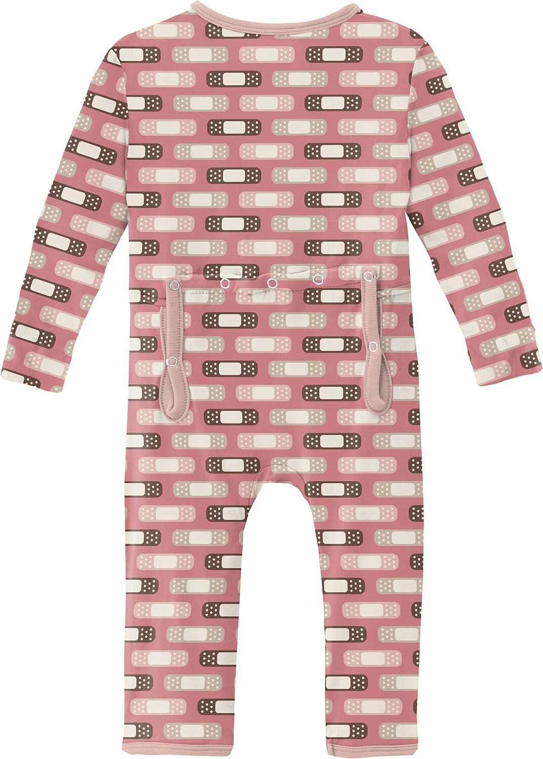 

Комбинезон Kickee Pants Print Coverall with Zipper, цвет Desert Rose Boo Boos