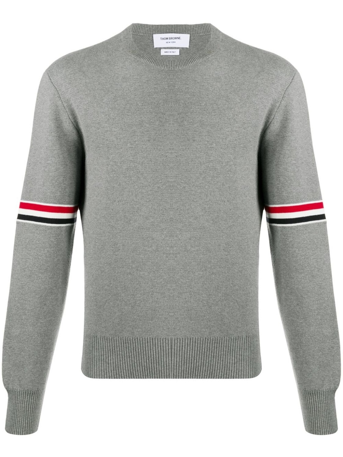 

Thom Browne джемпер Milano с круглым вырезом, серый