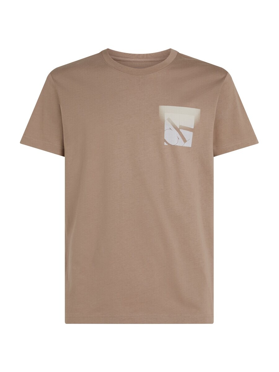 

Классическая футболка Calvin Klein Jeans Shirt, цвет taupe/light grey