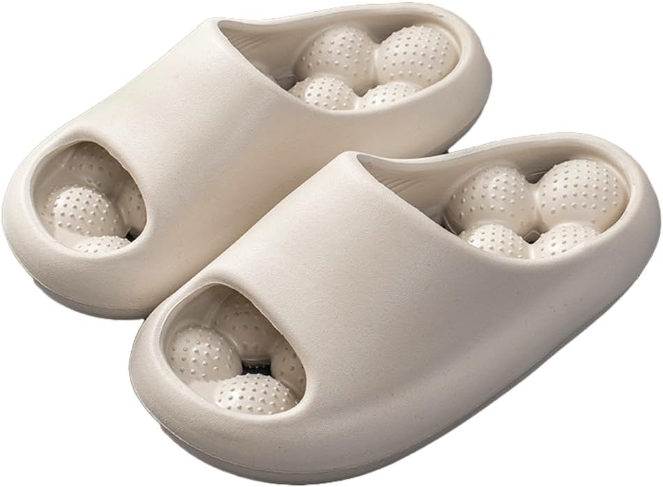 

Женские и мужские душевые сандалии Rungion с дренажными отверстиями, быстро сохнущие, с мягкой подошвой, для дома, нескользящие, бежевый