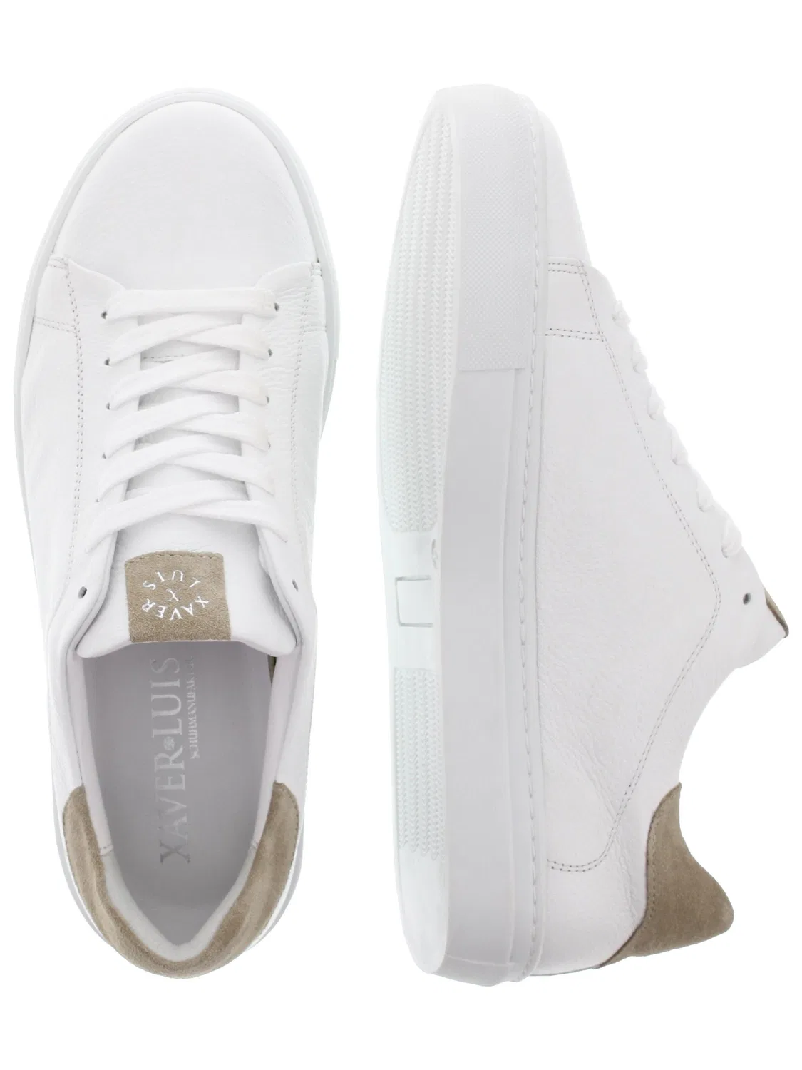 Кроссовки 'MARINO - Hirschleder Sneaker' Xaver Luis Schuhmanufaktur, Off White — фото 3