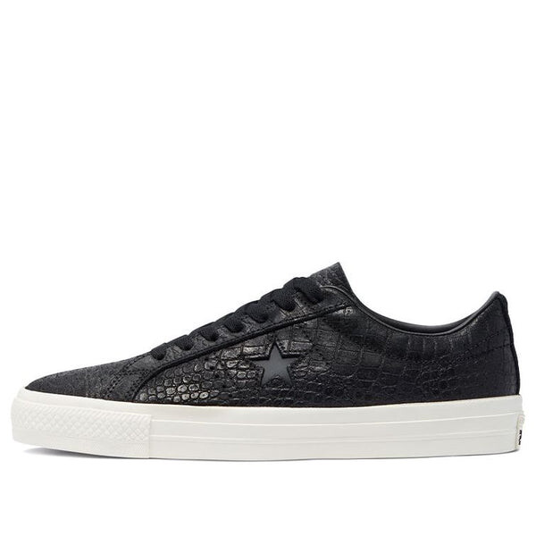 

Кроссовки one star pro low 'croc emboss - black' Converse, черный