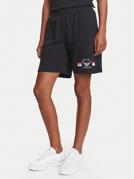 

Свободные спортивные шорты EW000496 AF10882 UC001 Emporio Armani Underwear, черный