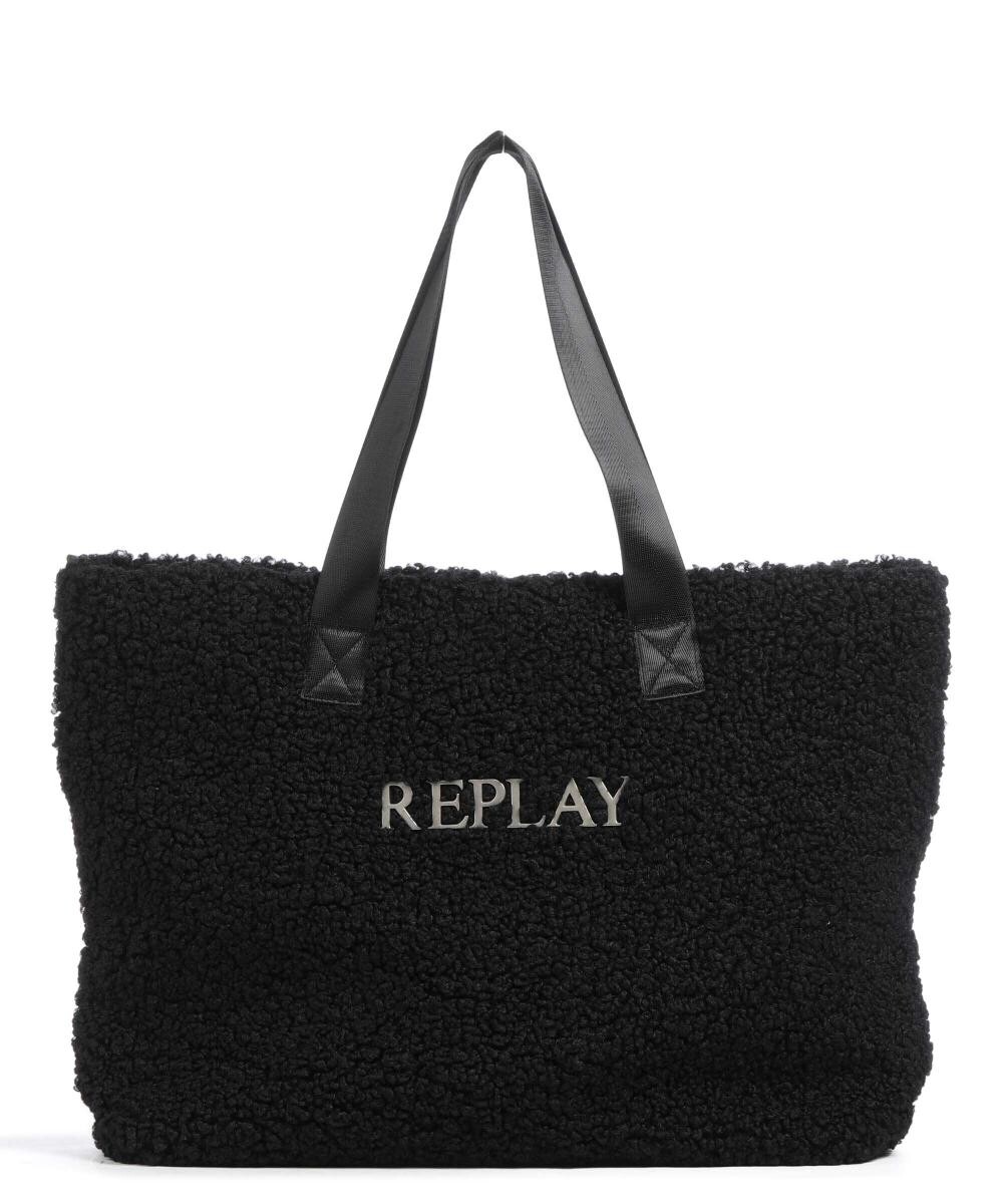 

Шоппер полиэстер Replay, черный