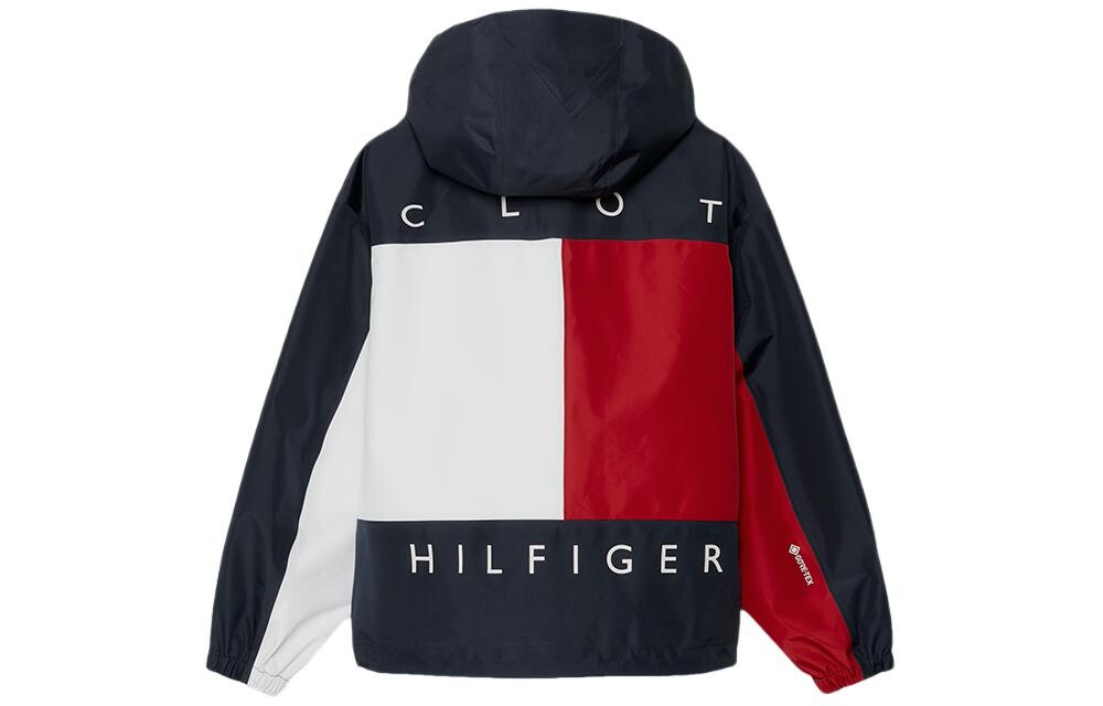 

Совместная модель куртки Clot X CLOT унисекс красного/белого/синего цвета Tommy Hilfiger, красный/белый/синий