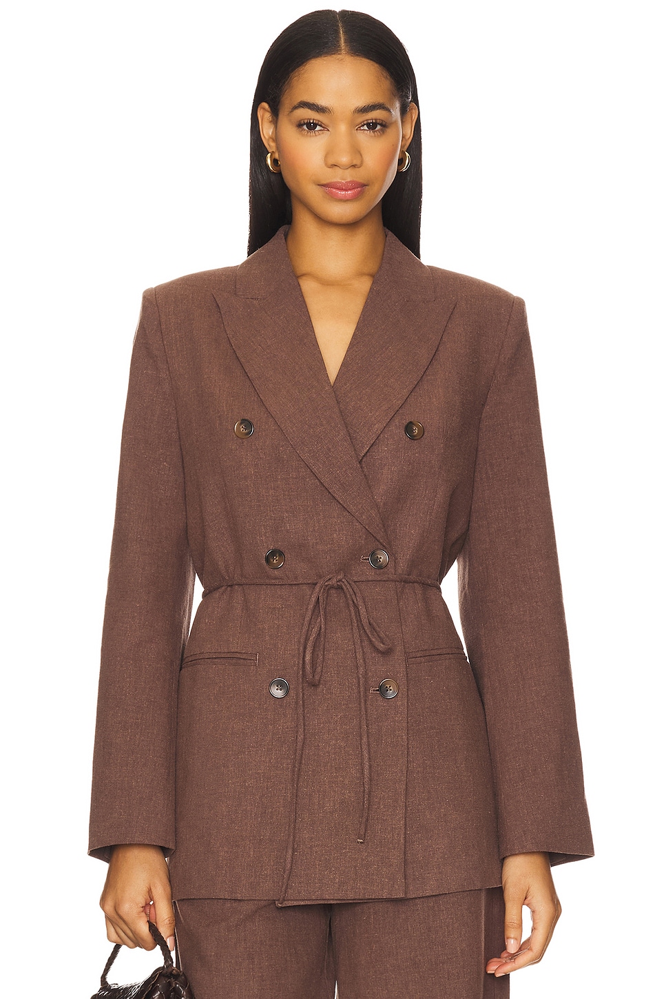 

Льняной пиджак Dion от Elodie The Label, brown