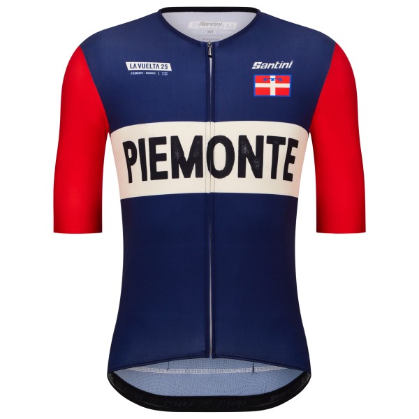 

Джерси La vuelta grand salida piemonte - велосипедная майка Santini, Print