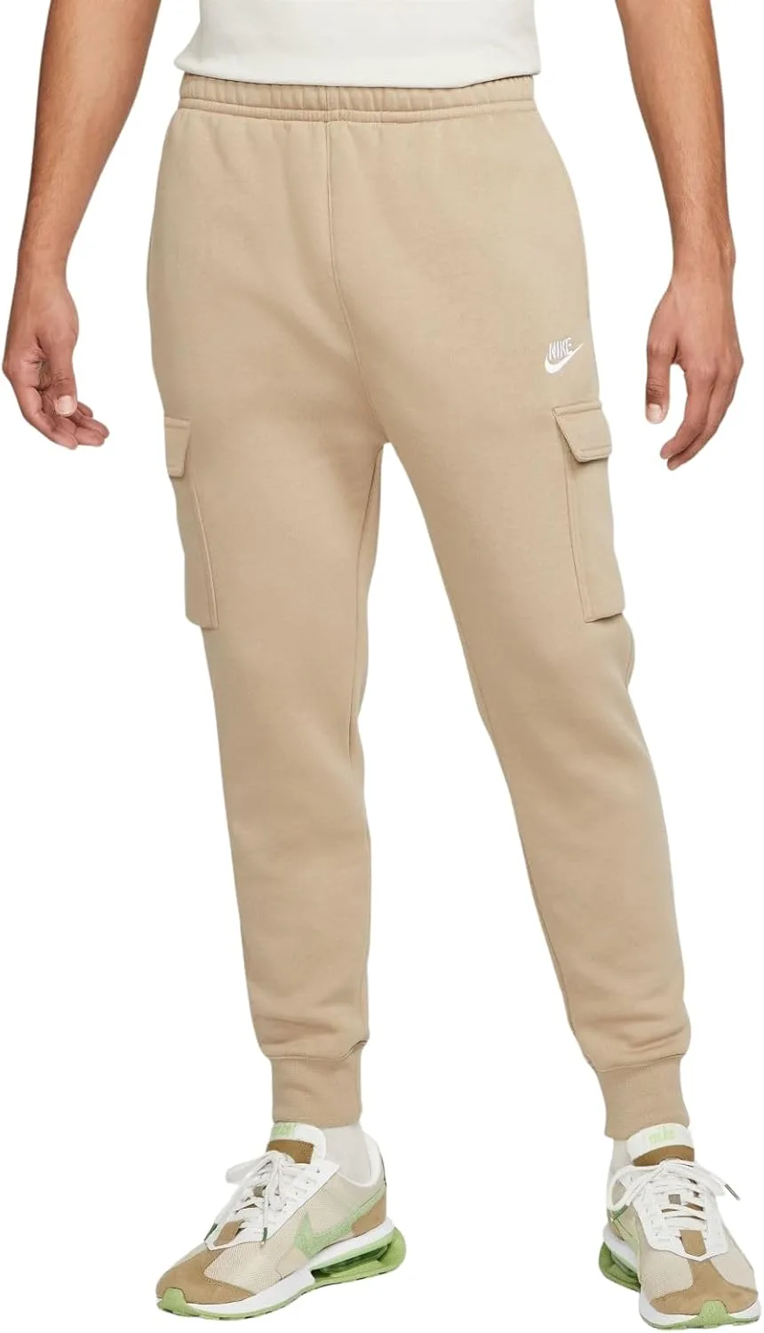 Мужские флисовые брюки-карго Nike, Tan