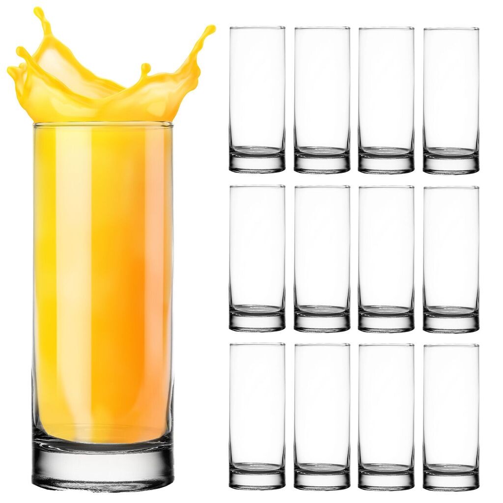 

Стаканы для питья, стаканы для лонг-дринков, стаканы для воды, стаканы для воды, стаканы для коктейлей, набор из 18 шт My-goodbuy24, прозрачный