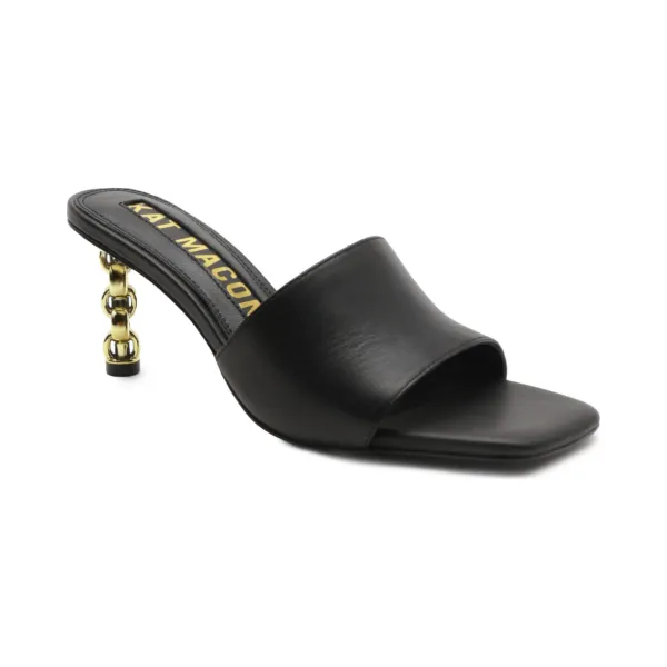 

Кожаные тапочки Kat Maconie, черный