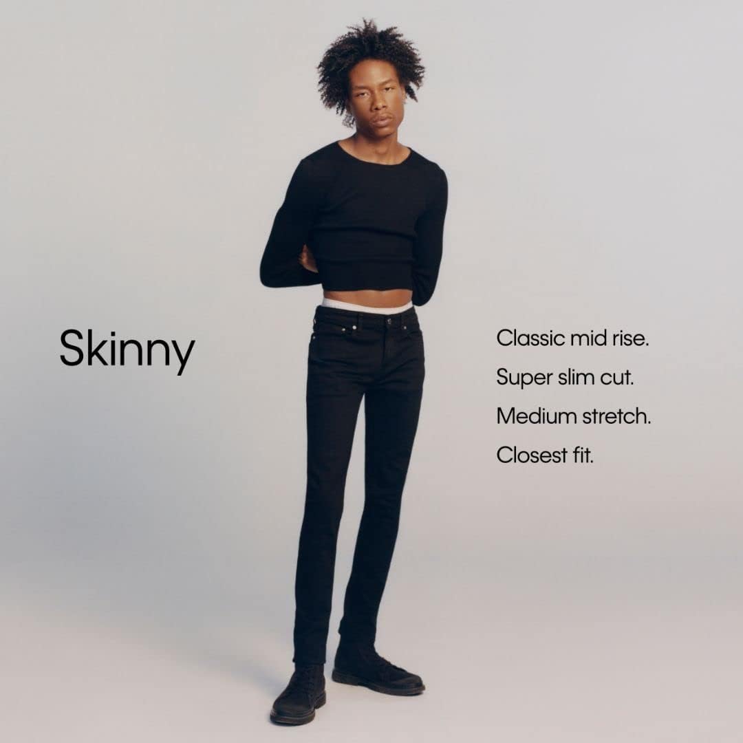 Мужские джинсы Calvin Klein Standard Slim Fit, Avedon Dark — фото 4