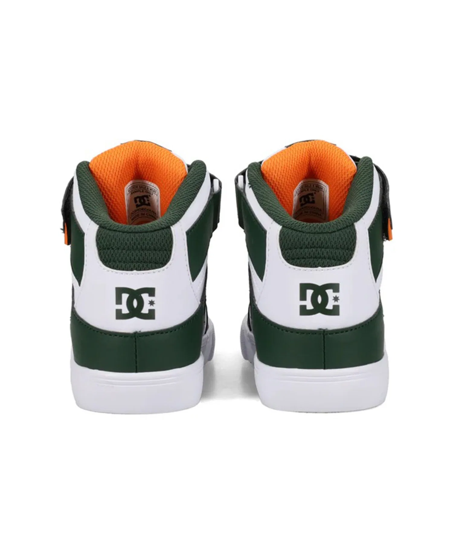 Детские кроссовки DC PURE HIGH-TOP SE EV SN DK254004 зелёные — фото 4