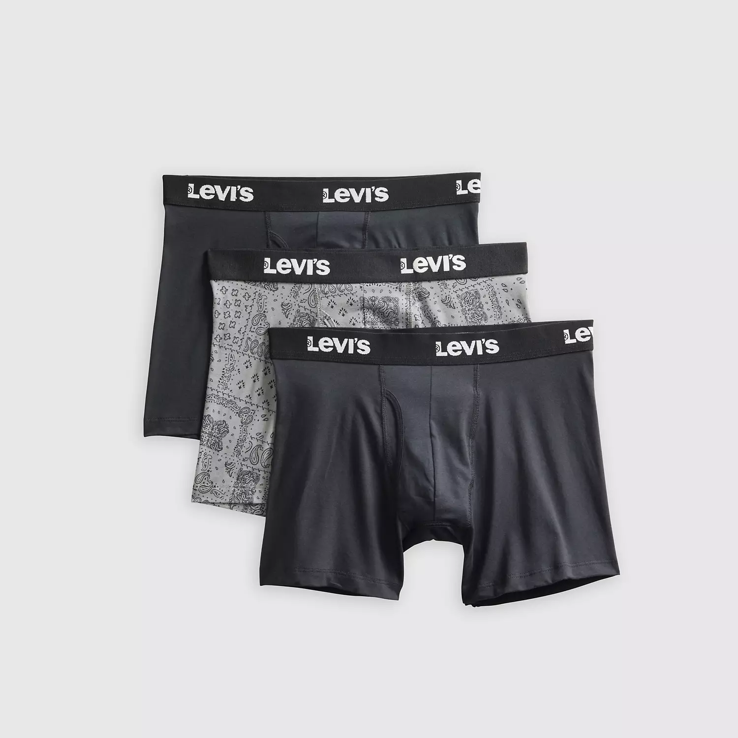 

Трусы-боксеры (3 шт. в упаковке) Levi's, цвет Black Combo