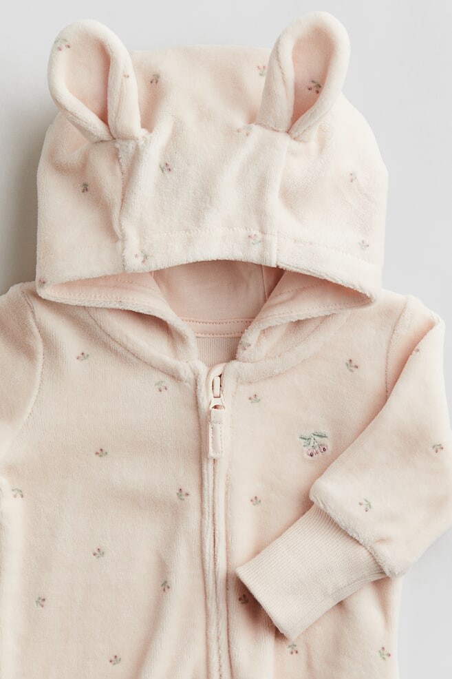 

Комбинезон из велюра H&M, розовый