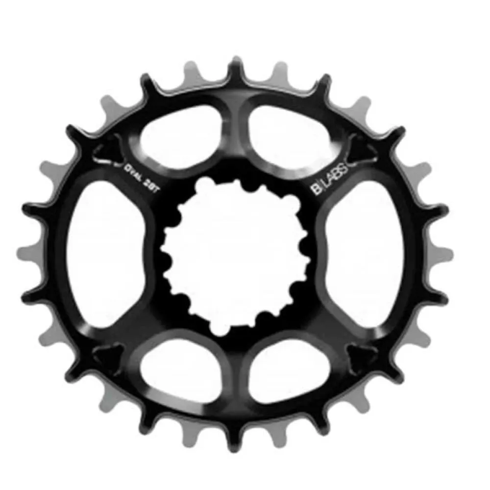 

Звездочка Tripeak BB30 oval, серебряный