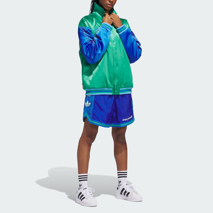 Куртка HYC унисекс светло-зеленая лужайка Adidas Originals, светло-зеленый — фото 4