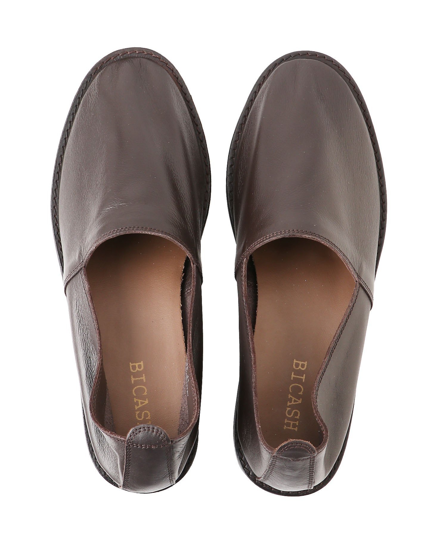 BICASH/(M)(M) Кожаные эспадрильи, DARK BROWN