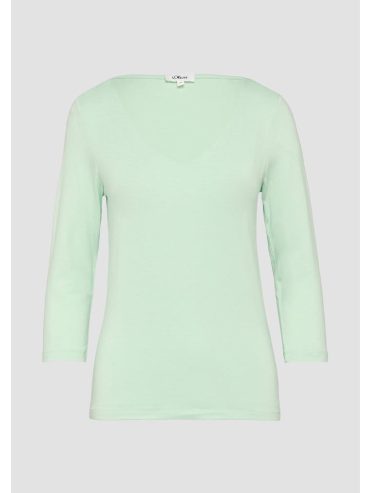 

Футболка цвета 6505_морской зеленый s.Oliver