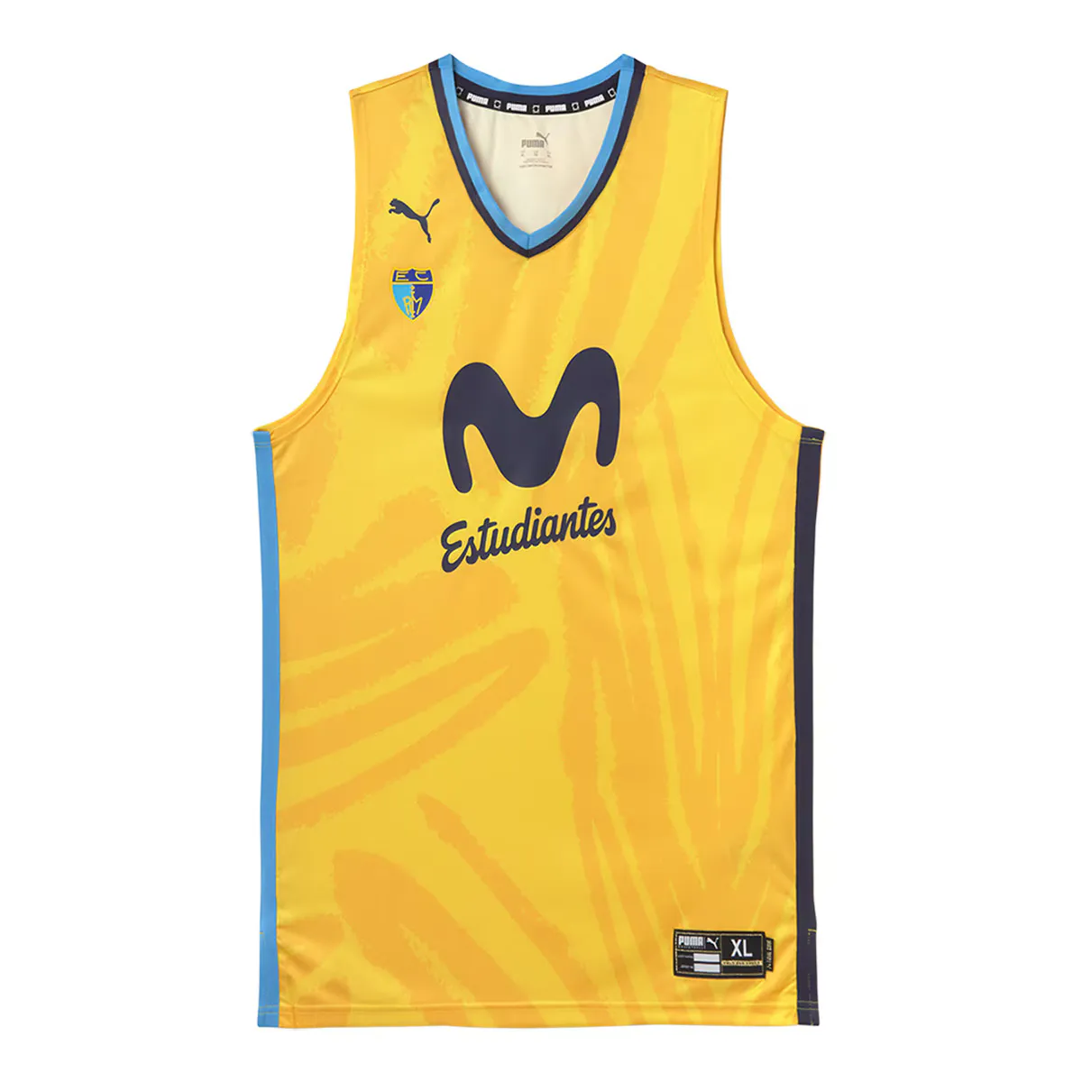 

Мужская 3-я экипировка Movistar Estudiantes 2024-2025 Puma футболка, жёлтый