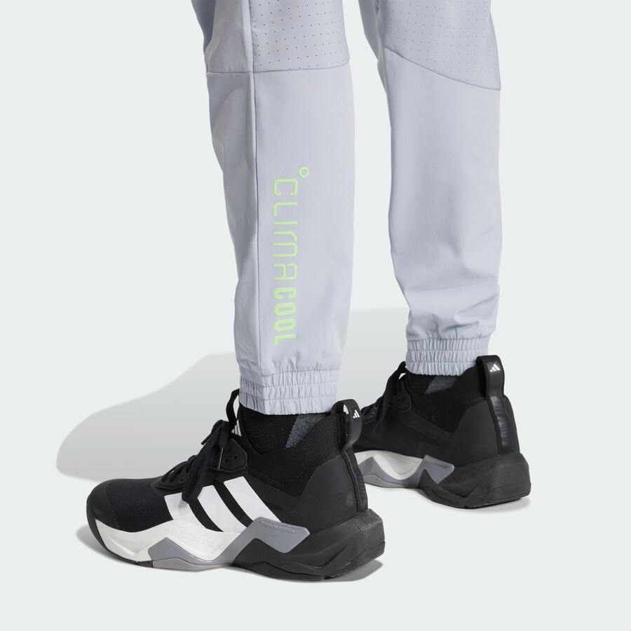 Зауженные спортивные брюки ADIDAS PERFORMANCE Tech Apparel, серый — фото 4
