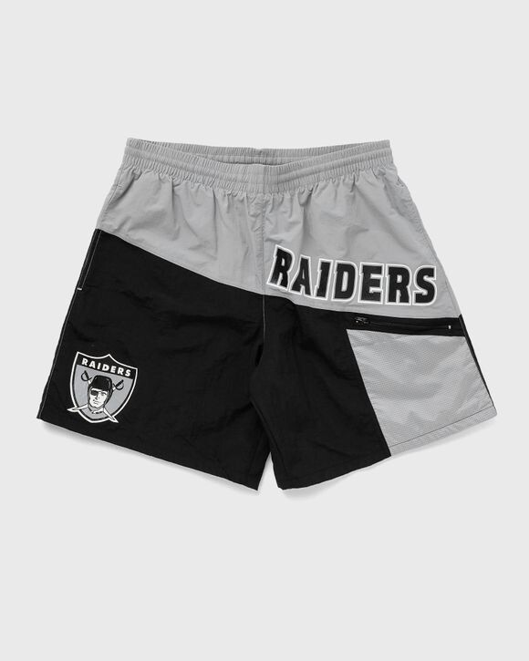 

Шорты Mitchell & Ness Nfl Nylon Utility Short Oakland Las Vegas Raiders, цвет black / silver