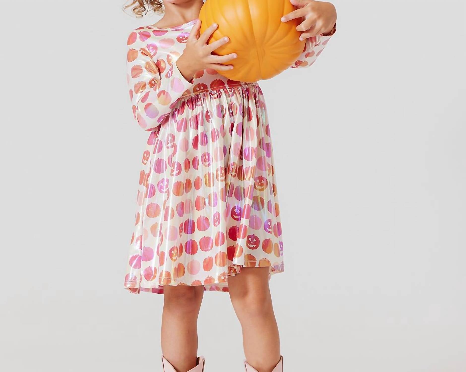 

Платье Lame Steph для девочек в тыквах Pink Chicken, Pumpkins