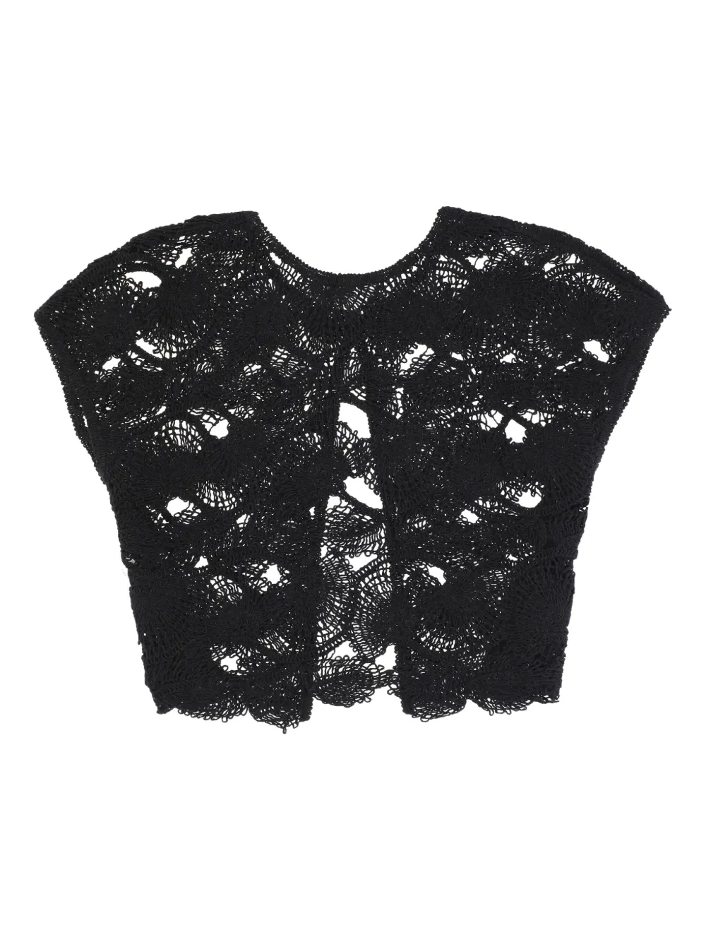 

Свитер с перфорацией Kangra, черный