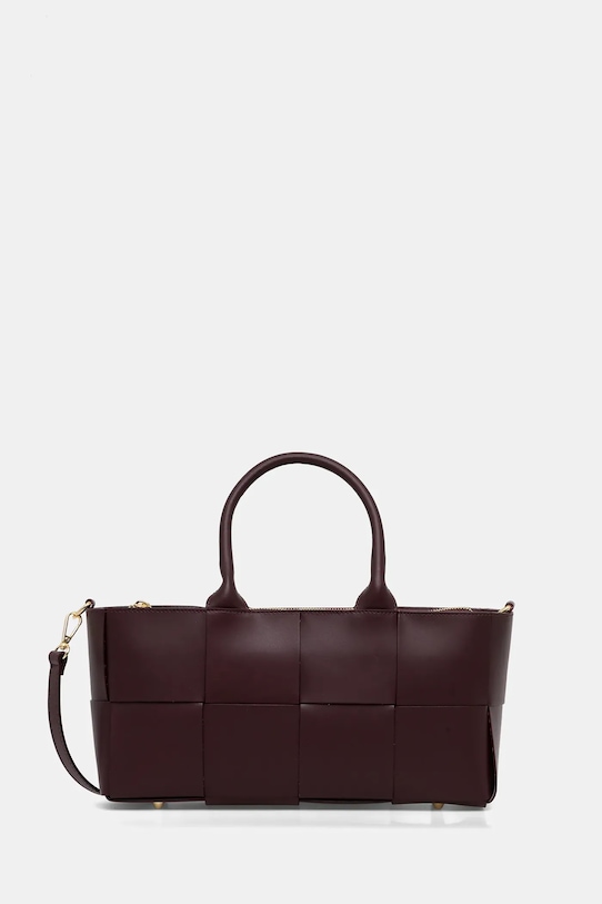 

Кожаная сумка Answear.LAB, бордовый
