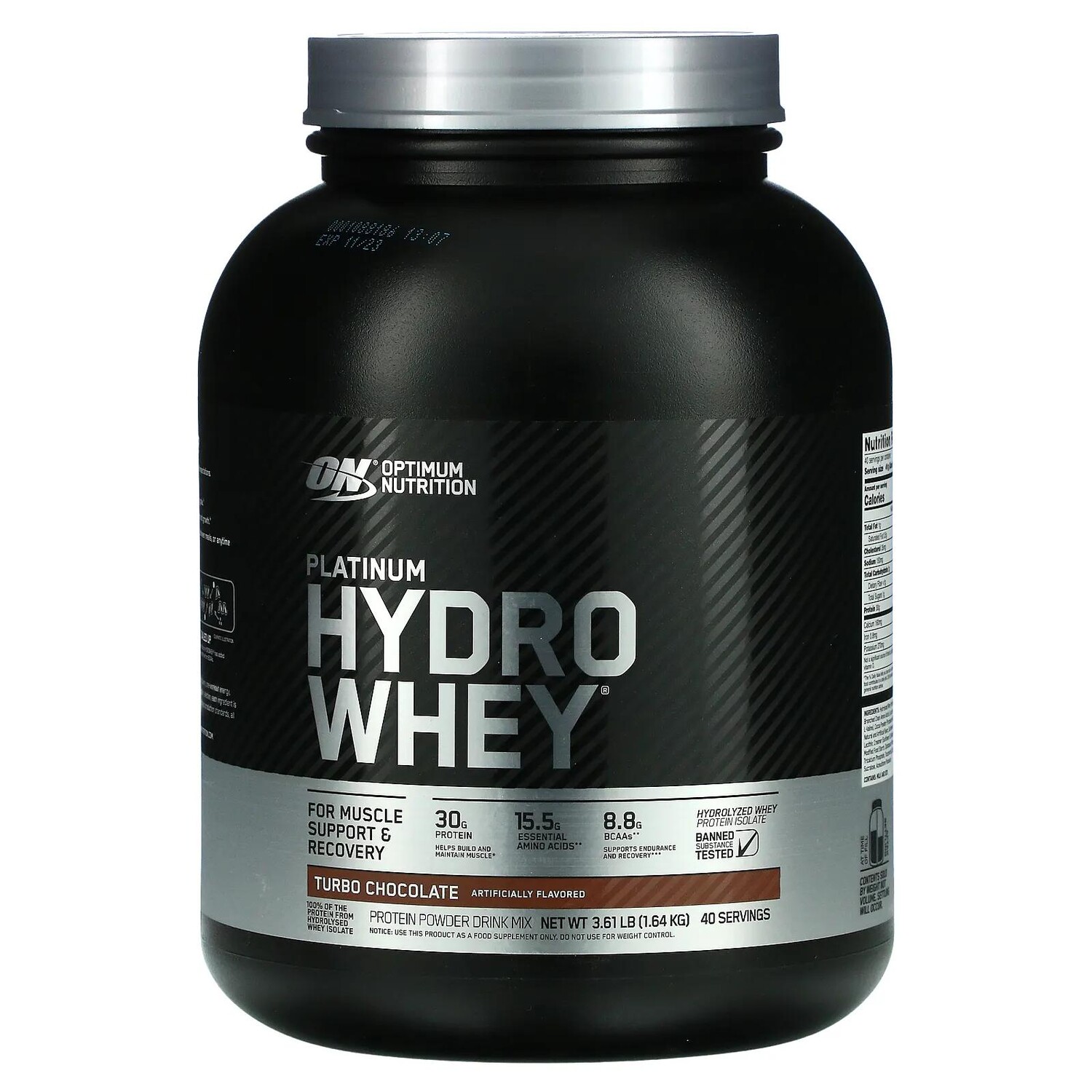 

Optimum Nutrition Спортивное питание Platinum Hydrowhey со вкусом шоколада 1.590 г
