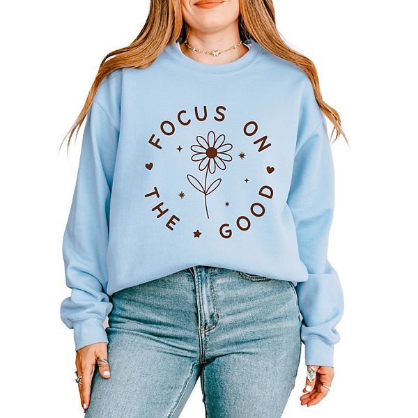 

Футболка с принтом Focus on the good daisy Simply Sage Market, Light Blue, Зеленый, Футболка с принтом Focus on the good daisy Simply Sage Market, Light Blue