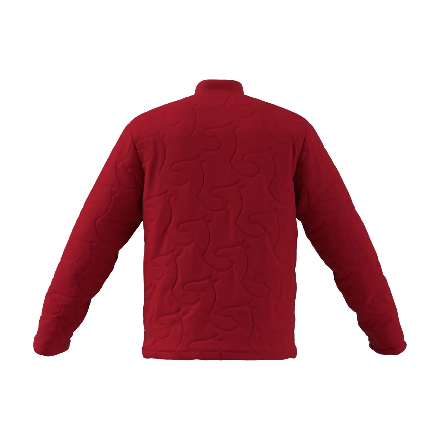 Стеганая куртка Adidas NYR 'Better Scarlet' — фото 2