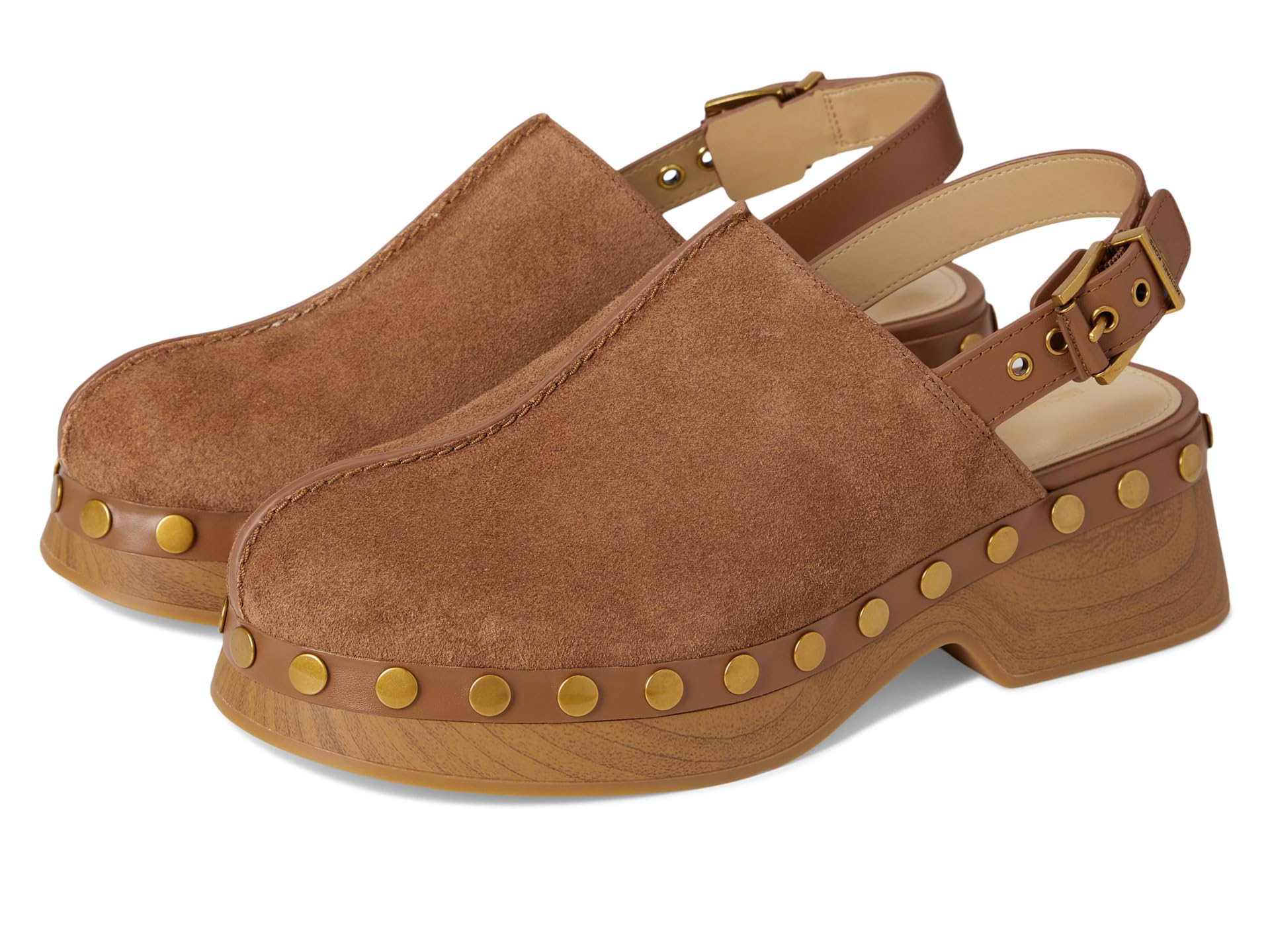 Туфли MICHAEL Michael Kors Esra Clog, цвет Luggage