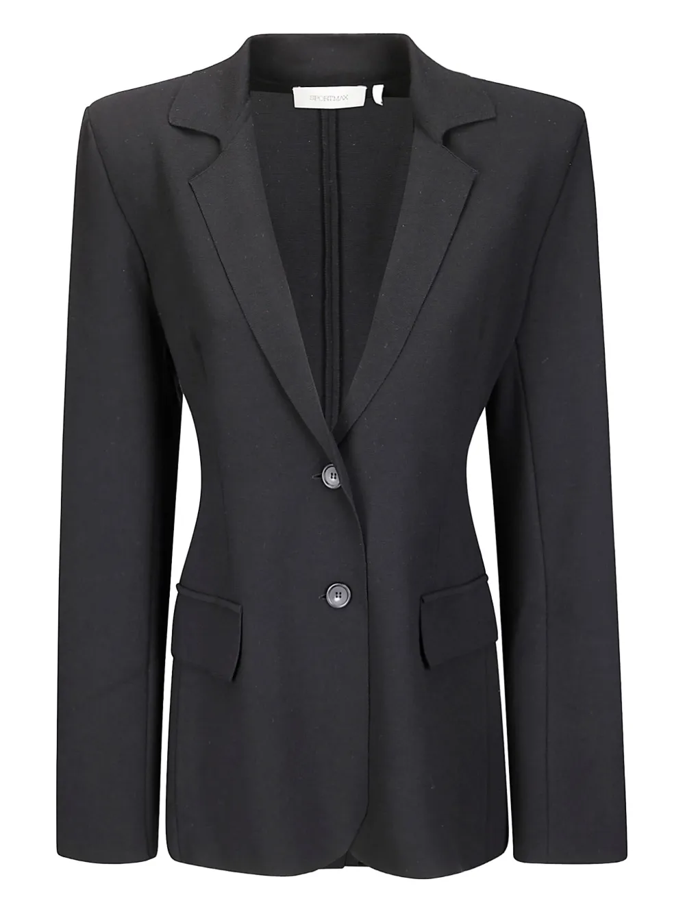 

Однобортный блейзер Bingo1234 Sportmax, черный