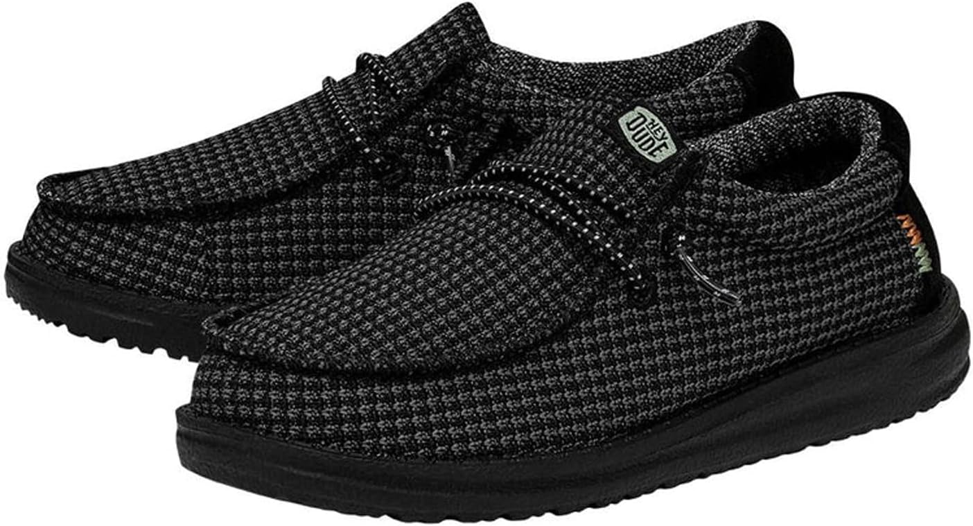 Детские мокасины Wally Toddler Sport Mesh Heydude, черный — фото 4