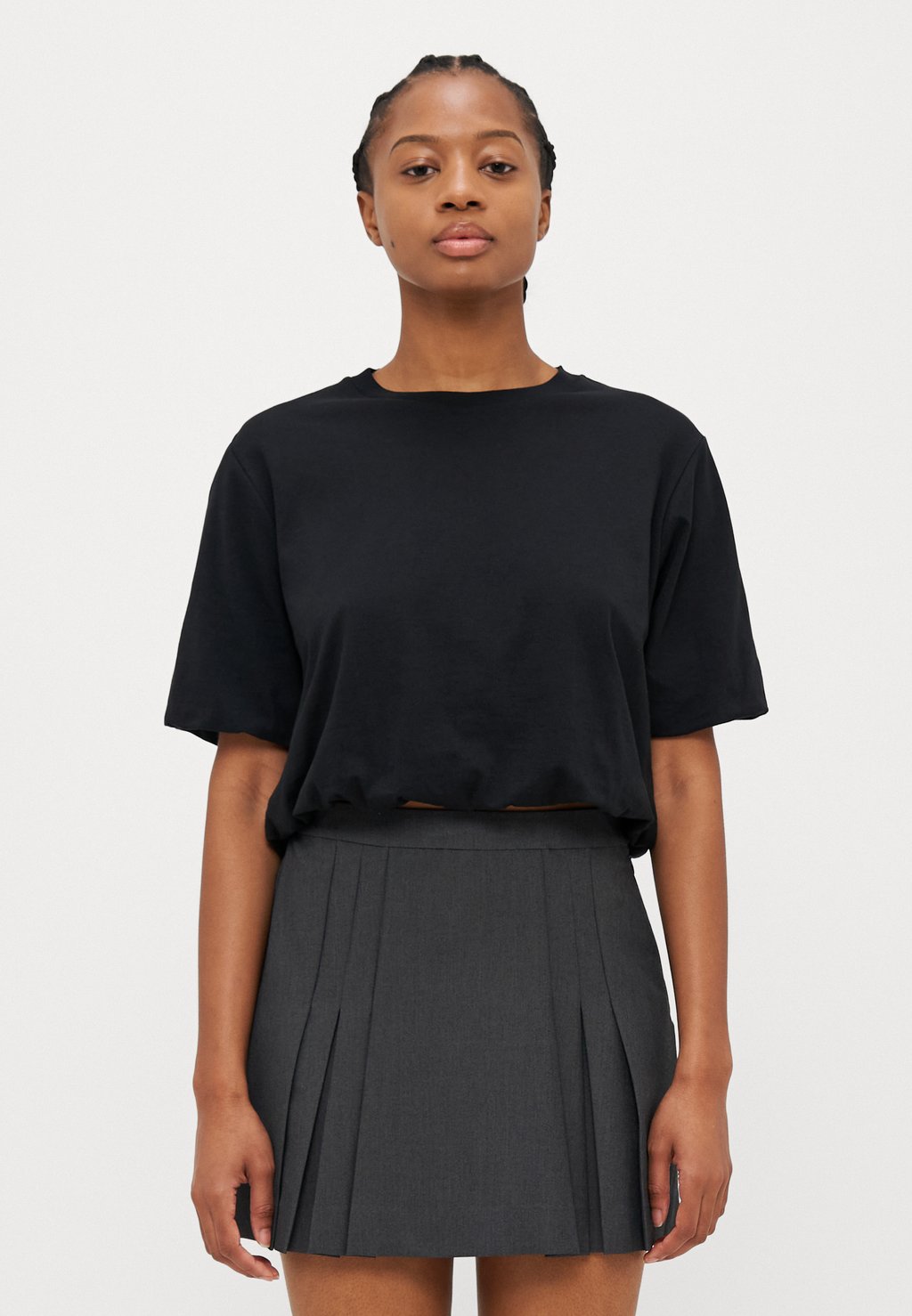 

Рубашка с принтом VMAYA PENNY CROPPED Vero Moda Petite, черный